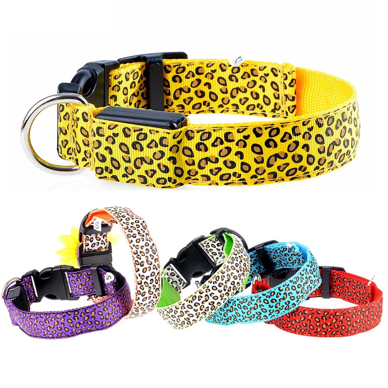 Nightglow Pawsome: Reflective LED Safety Collars for Trendy Pets