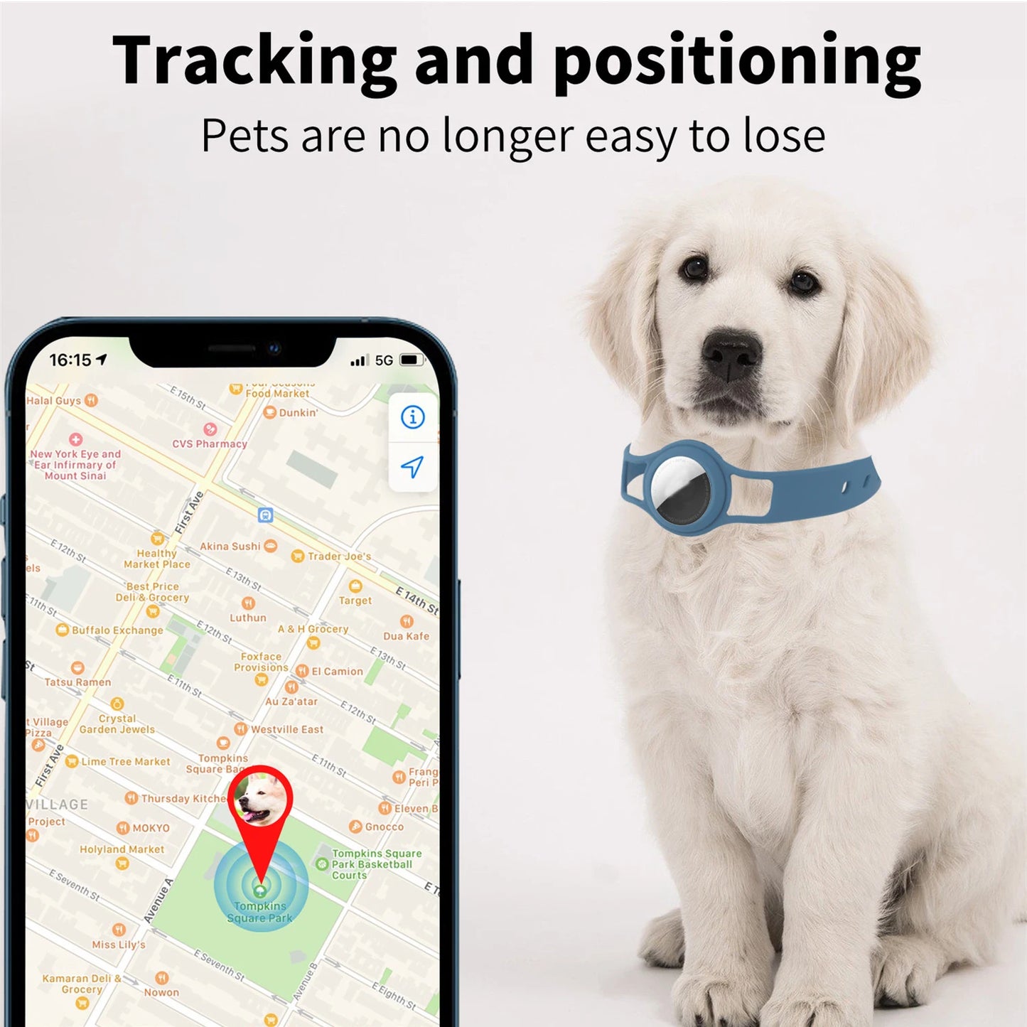 SecureTrack: Silicone Collar for Apple Airtags