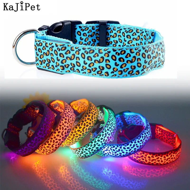 Nightglow Pawsome: Reflective LED Safety Collars for Trendy Pets